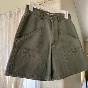 Vintage Columbia Green Khaki Shorts